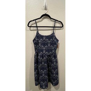 FRANCESCA'S Navy Dee Mini Dress